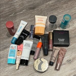 Makeup and skincare samples